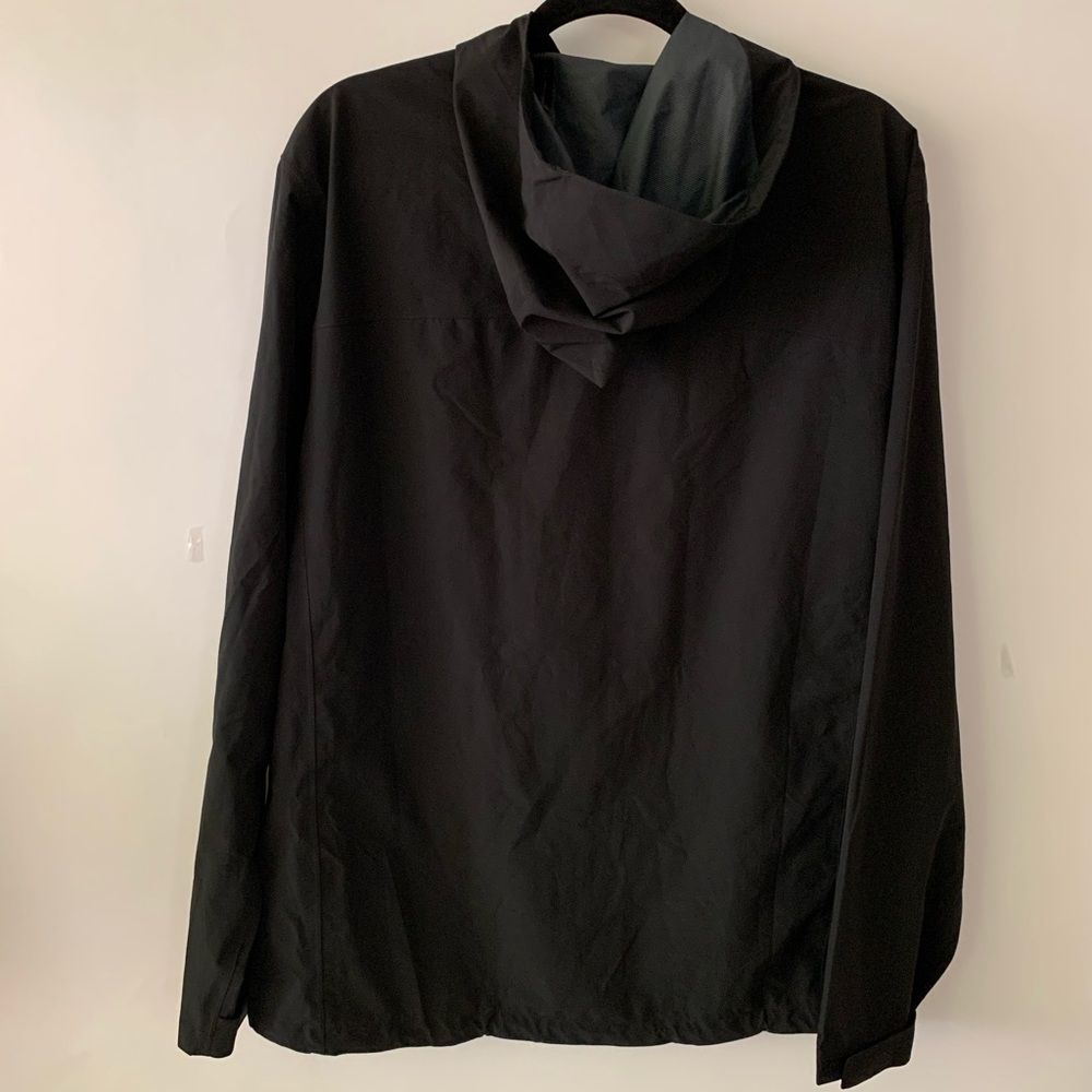 32 Degrees Cool Weatherproof Mens Rain Jacket With hood in color black - Picture 6 of 13